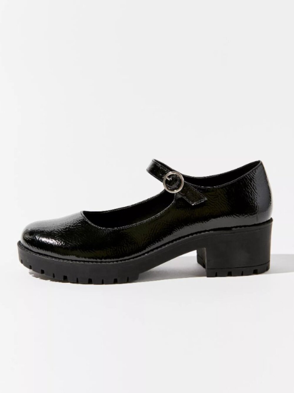 New In Box Urban Outfitters Daria Treaded Mary Jane In Black - Picture 4 of 8